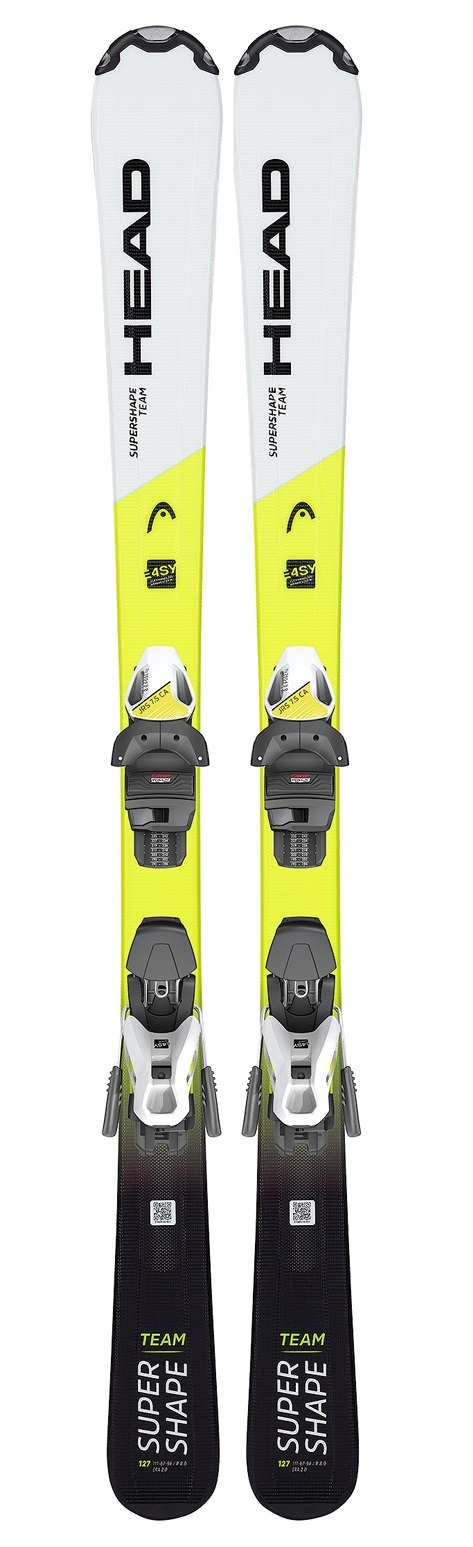 Горные лыжи с креплением Head Supershape  Easy HRS D bk (245 мм) - 87 см