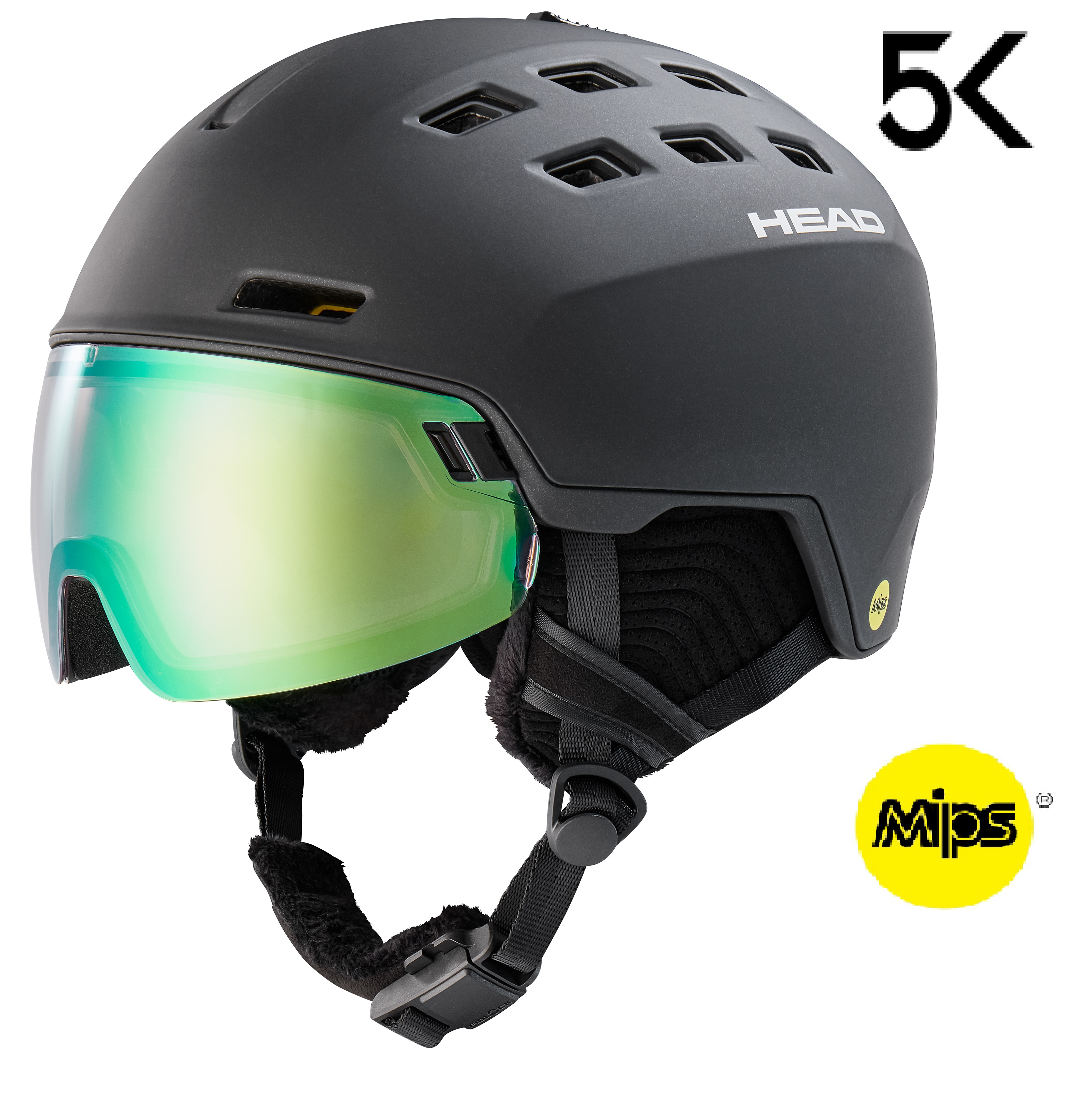  Шлем Head RADAR 5K PHOTO MIPS (black) - M/L (56-59 см)