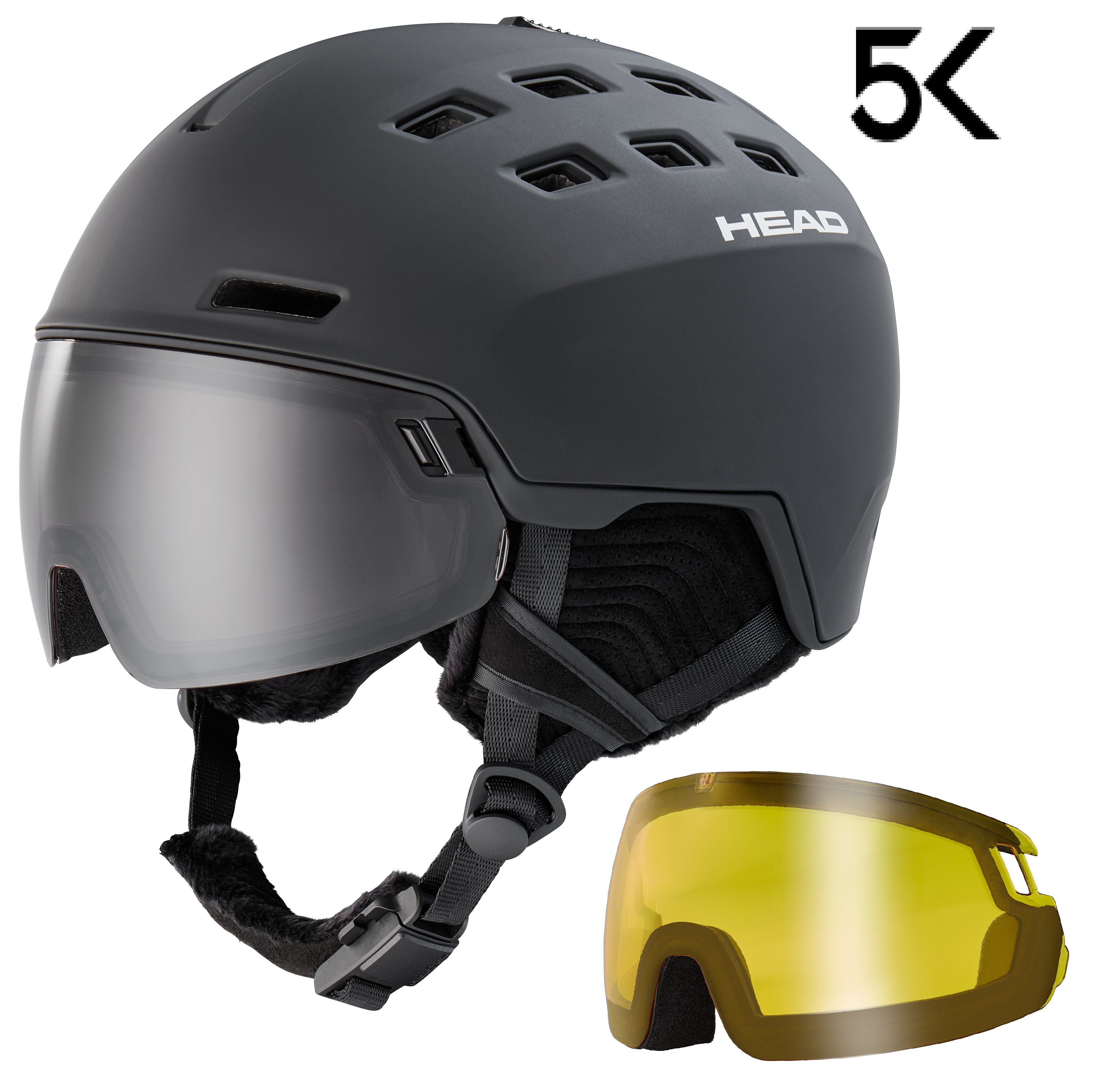  Шлем Head RADAR 5K (black) + SpareLens - XL/XXL (60-63 cм)