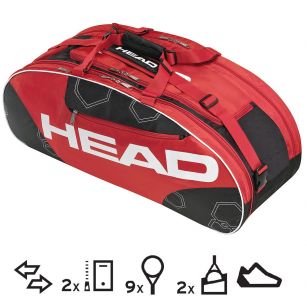 HEAD ELITE ALL Court черн/кр (размер L)