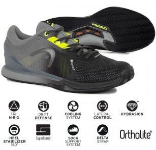 Теннисная обувь Head SPRINT PRO 3.0 SF Clay Men BKYE - 26.5 см (Eur. 41)