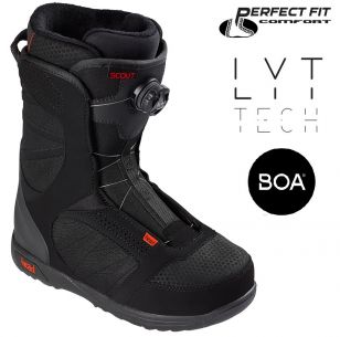 Ботинки для сноуборда Head SCOUT LYT BOA Coiler black - 29.5 см (Eur. 46)   