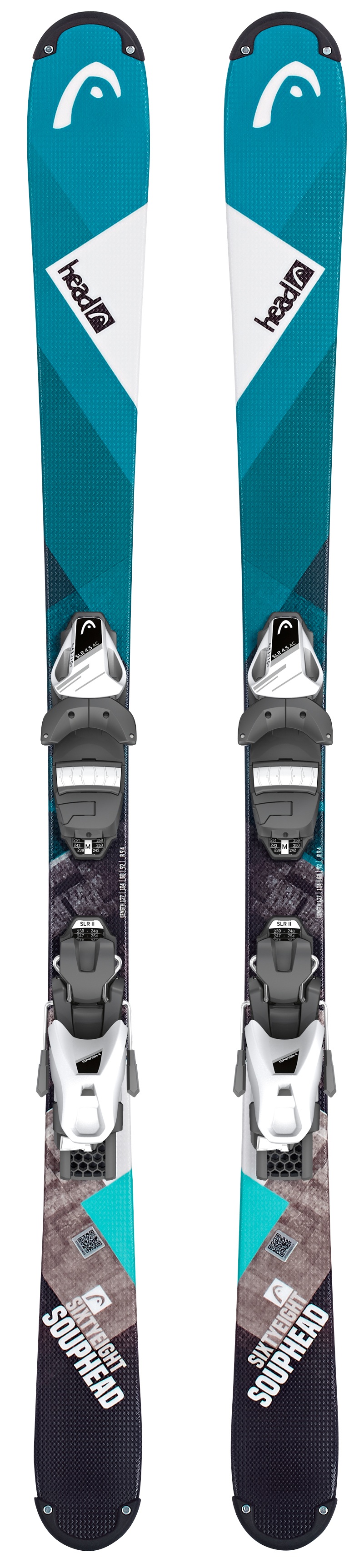 Горные лыжи HEAD Souphead SLR 2 bk/tu - 87 см