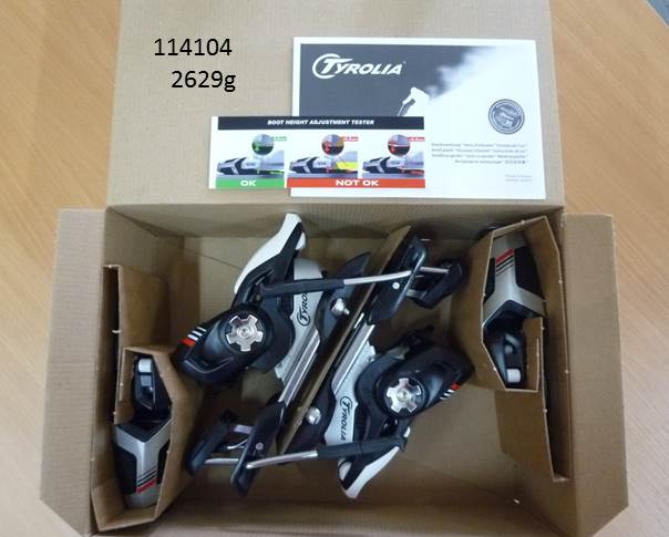 Крепления горнолыжные RACE EVO 14 BR.85[A] m.bk/wh/rd