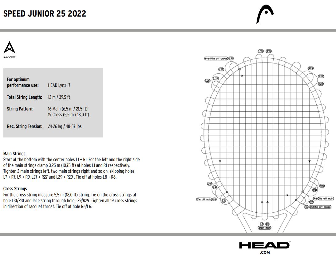 Ракетка теннисная HEAD Speed Jr.25 2022 (S07)