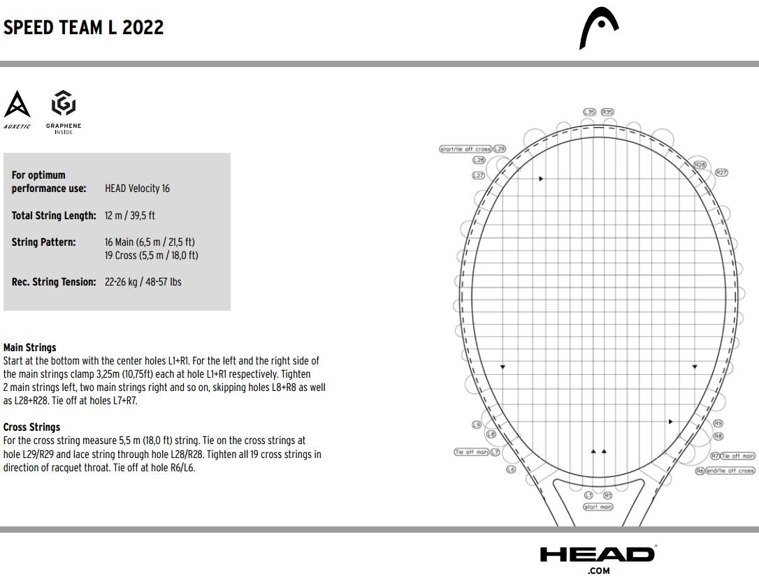 Ракетка теннисная HEAD Speed TEAM L 2022 (S3)