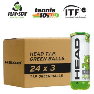 Мячи теннисные Head T.I.P. GREEN (24х3) - 72 мяча