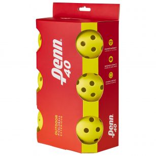 Мячи PICKLEBALL Penn 40 OUTDOOR - упаковка 6 шт.