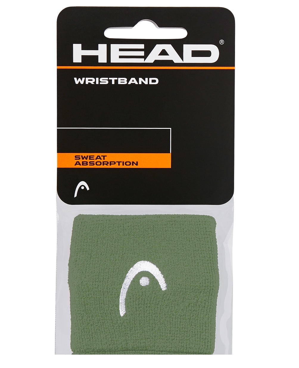 Напульсник HEAD Wristband 2,5' LN (зеленый лайм) - 1 шт.
