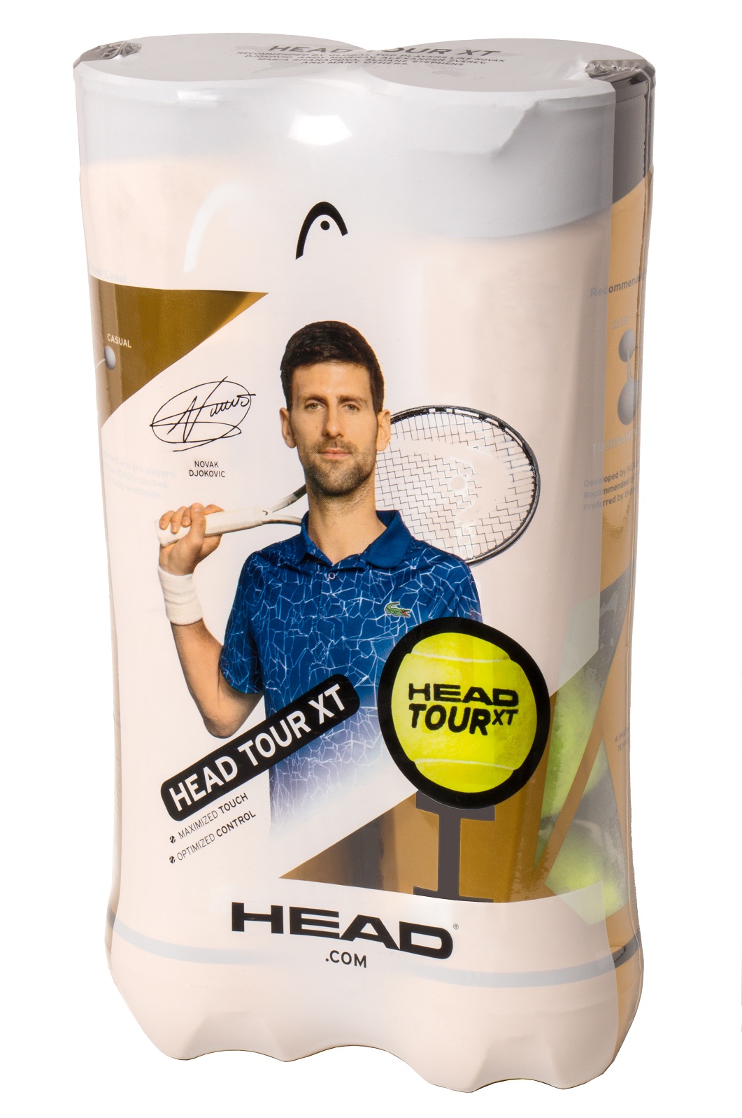 Мячи теннисные HEAD TOUR XT (2X4) - 8 мячей