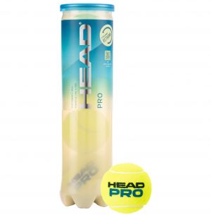 Мячи теннисные HEAD PRO - 4 мяча