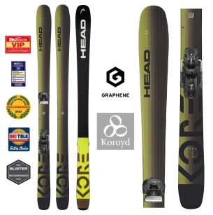 Горные лыжи HEAD Kore 93 anth/yw - 170 см