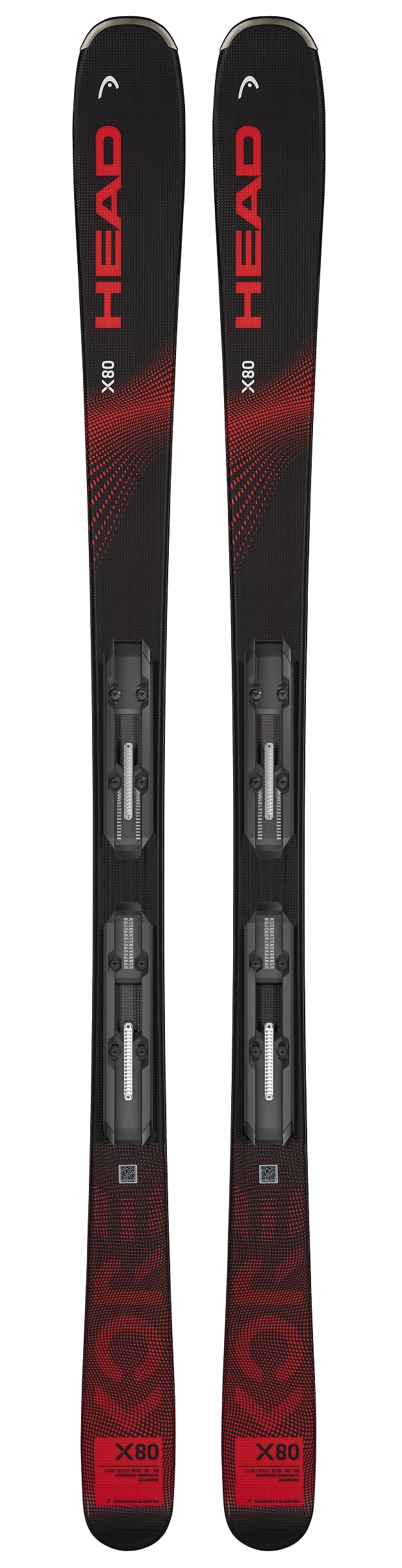 Горные лыжи HEAD Kore X 80 LYT-PR  anth/rd  - 163 см