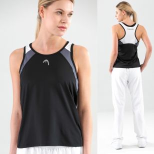 Head CLUB 22 Tank Top Women BK - 34/36 (XS)