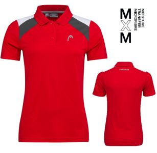 Head CLUB 22 Tech Polo Shirt Women RD - 42/44 (XL)