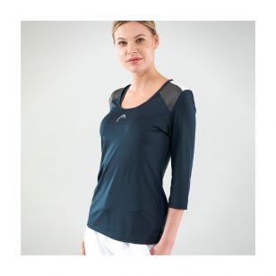 Head CLUB 22 Tech 3/4 Shirt Women NV - 36/38 (S)
