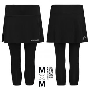 Head CLUB 3/4 Tights Skort Women BK - 36/38 (S)