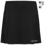 Head CLUB Basic Skort Long Women BK - 38/40 (М)