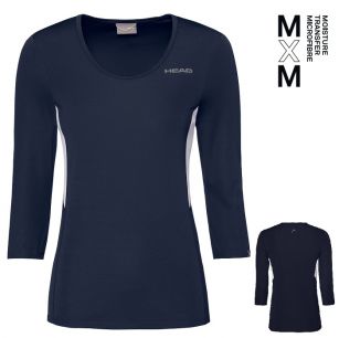 Head CLUB Tech 3/4 Shirt Women DB - 36/38 (S)