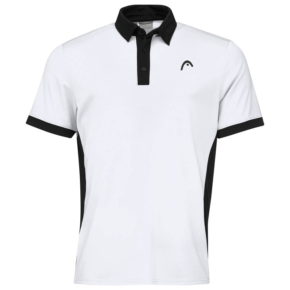 Поло на пуговицах Head SLICE Polo Shirt WHBK - 46/48 (S)