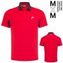 Head SLICE Polo Shirt Men RD - 46/48 (S)