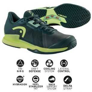 Теннисная обувь Head SPRINT PRO 3.5 Men FGLN - 25 см (Eur. 39)