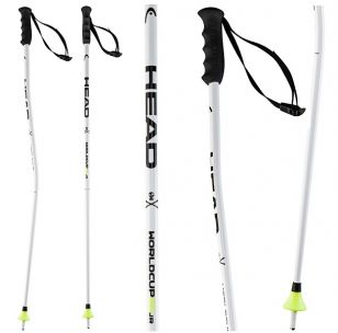 Палки горнолыжные Head WORLDCUP SG JR white - 100 см