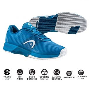 Теннисная обувь Head REVOLT PRO 4.0 Clay Men BLWH - 26 см (Eur. 40.5)