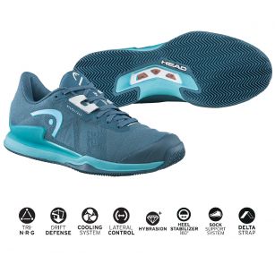 Теннисная обувь Head SPRINT PRO 3.5 Clay Women BSTE - 22.5 см (Eur. 36)