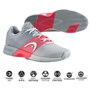 Теннисная обувь Head REVOLT PRO 4.0 Clay Women GRCO - 23 см (Eur. 36.5)