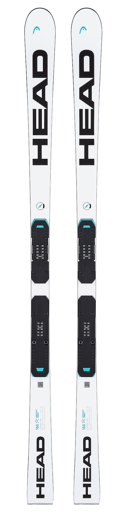 Горные лыжи Head WCR E.GS REBEL Team SW RP WCR T wh/bk - 152 см