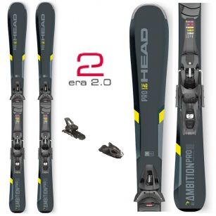 Горные лыжи Head AMBITION PRO R bk + Крепления – 140 см