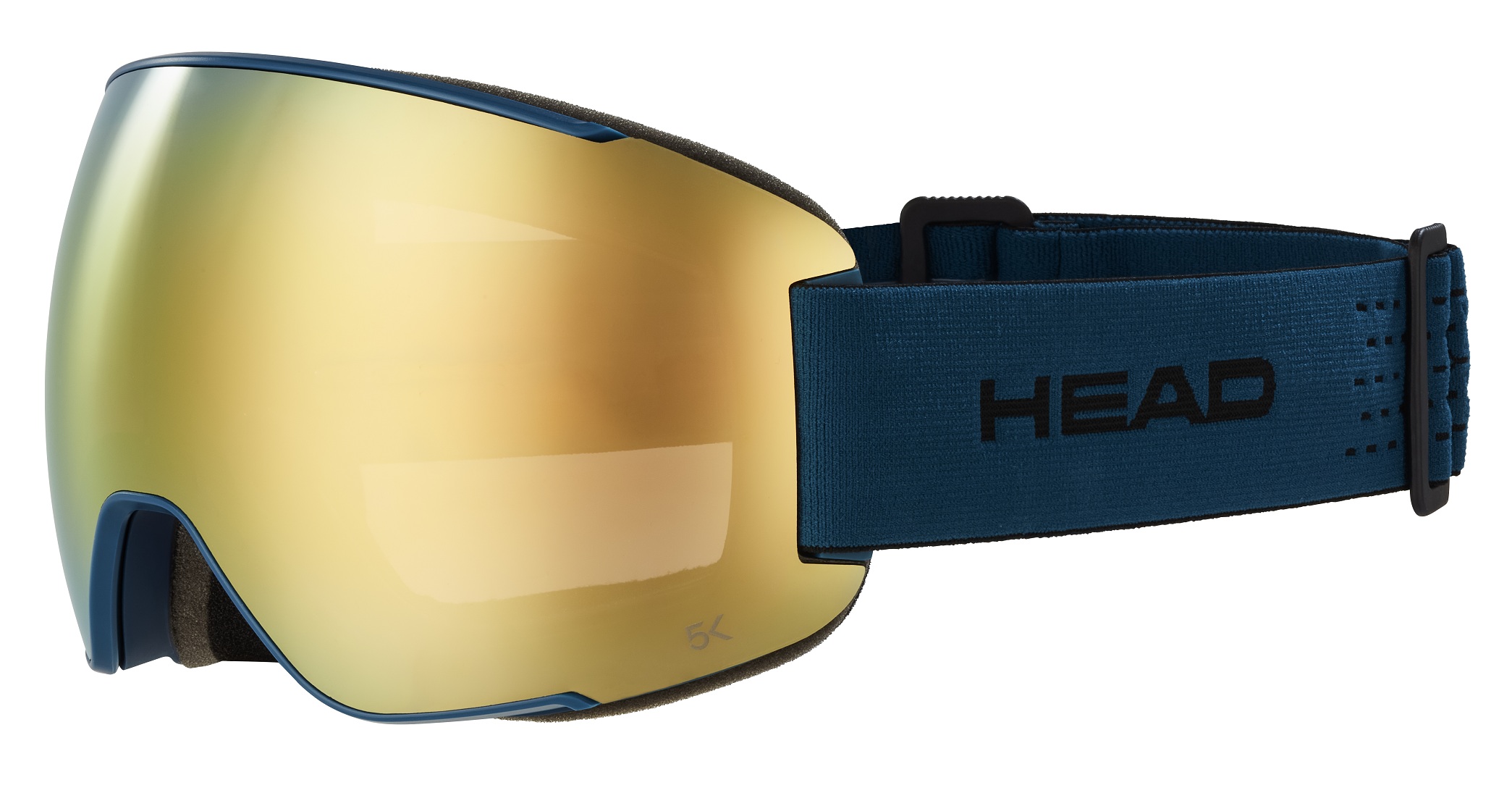 Маска Head MAGNIFY 5K gold petrol с дополнительной линзой (S1+S3)