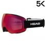 Маска Head MAGNIFY 5K red/black (S2)