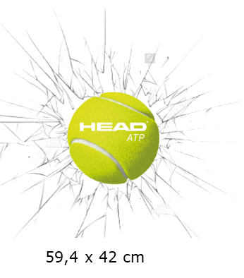  ÐÐ°ÐºÐ»ÐµÐ¹ÐºÐ° Ð½Ð° ÑÑÐµÐºÐ»Ð¾ HEAD ATP Ball Windowsticker