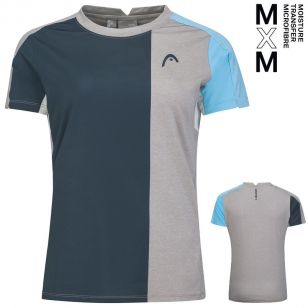 Head PADEL Tech T-Shirt Women GRNV - 36/38 (S)