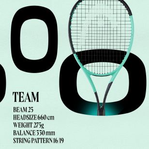 Ракетка теннисная Head BOOM TEAM 2024 (ручка S1)