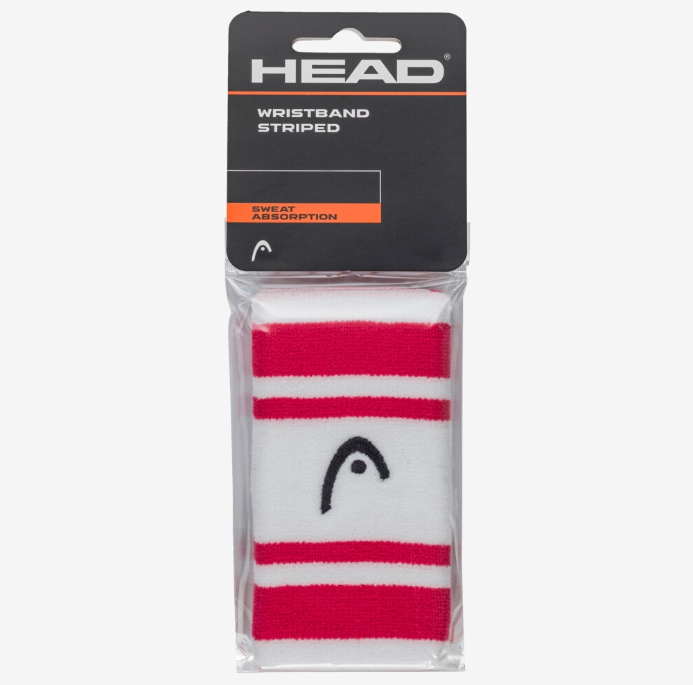 Напульсник HEAD Wristband striped 5" (MAWH пурпурный/белый) - 1 шт.