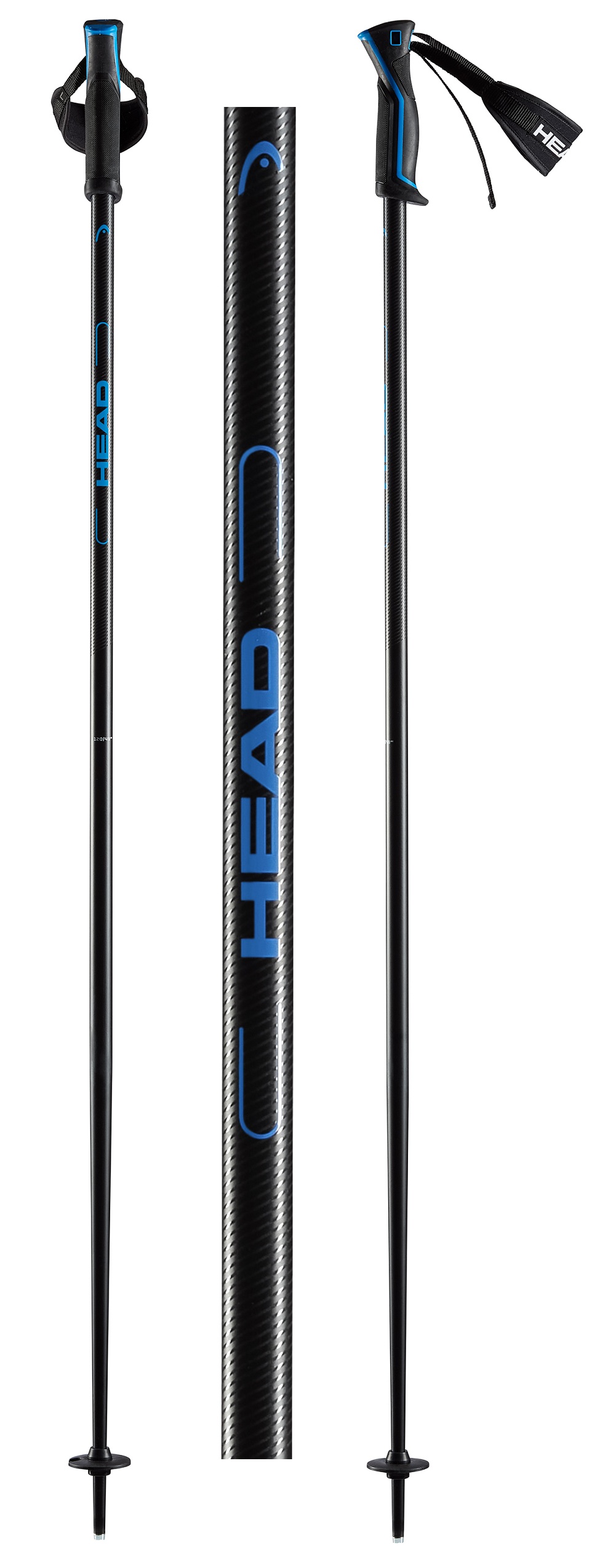 Палки горнолыжные Head FRONTSIDE anthracite/blue - 120 см