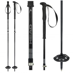Палки горнолыжные Head CRUX Carbon - регулируется от 105 до 140 см