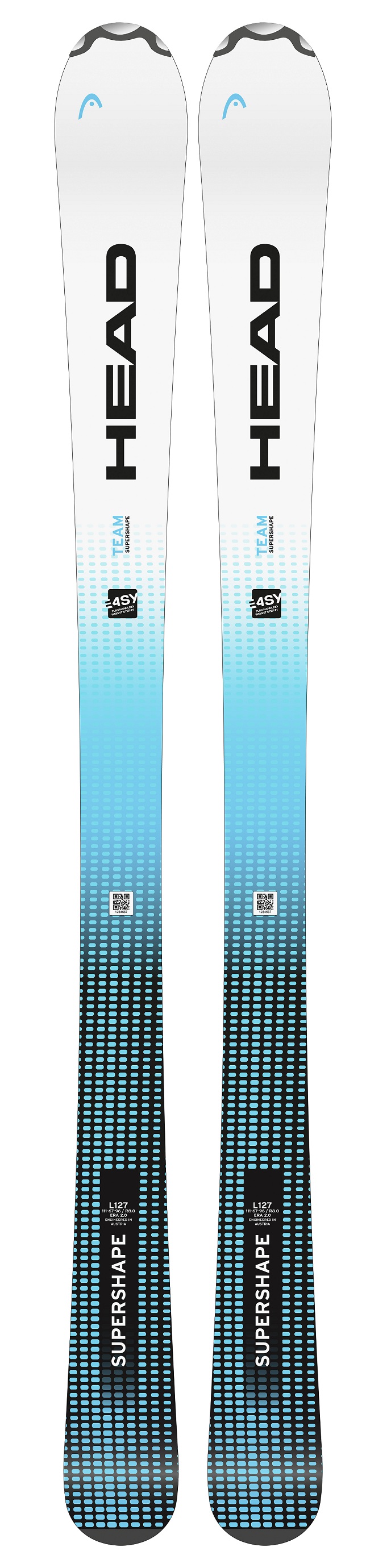 Горные лыжи Head SUPERSHAPE Team Easy JRS wh/bl - 87 см