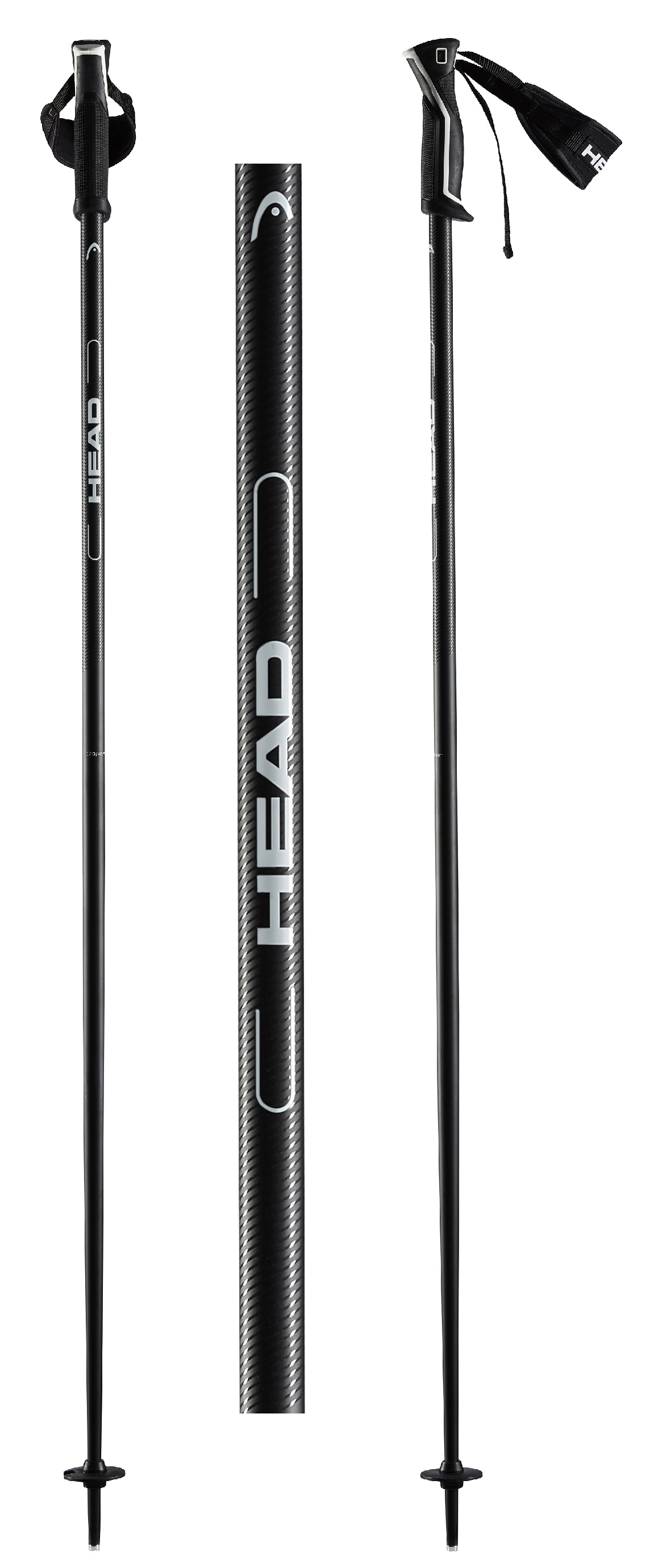 Палки горнолыжные Head FRONTSIDE anthracite/white - 110 см