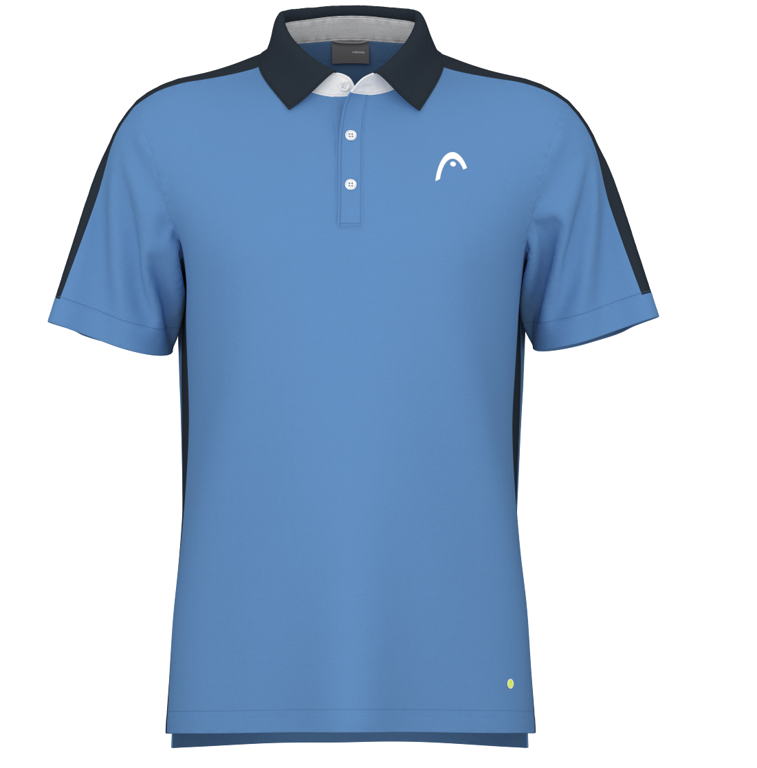 Поло на пуговицах Head SLICE Polo Shirt Men HB - 46/48 (S)