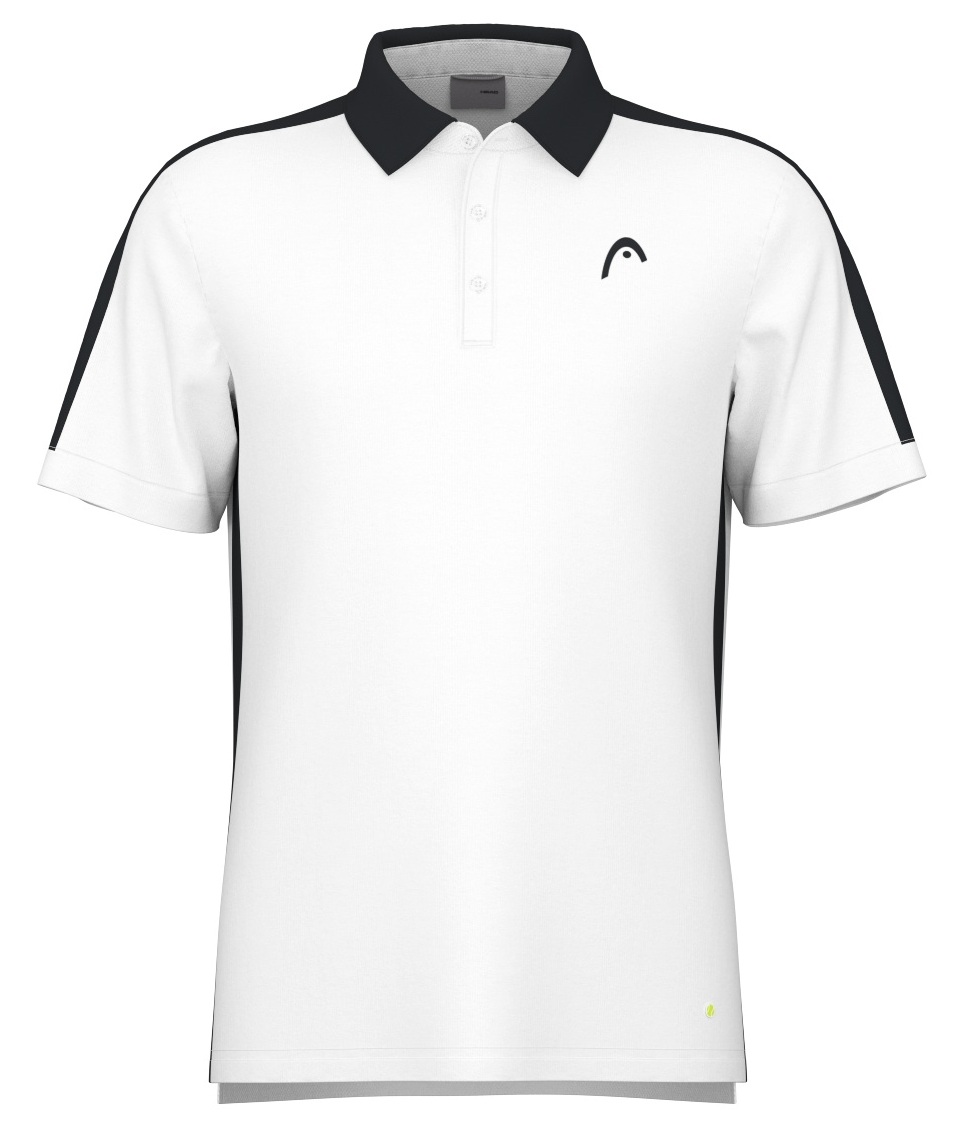 Поло на пуговицах Head SLICE Polo Shirt Men WH - 46/48 (S)