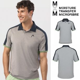 Head PLAY Tech Polo Shirt Men GRCE - 48/50 (М)