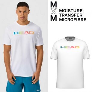 Head RAINBOW T-Shirt Men WH - 50/52 (L)