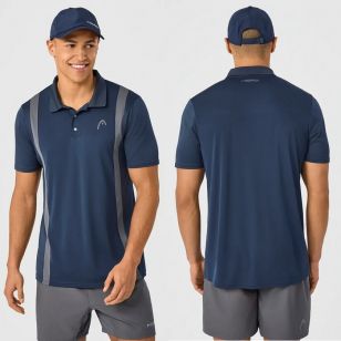 Head CLUB 25 TECH Polo Shirt Men NV - 50/52 (L)