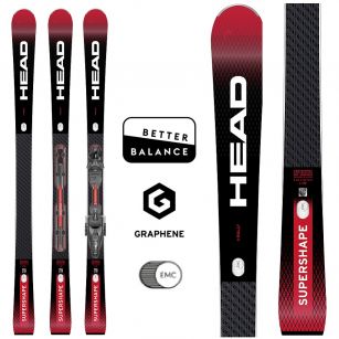 Горные лыжи Head SUPERSHAPE e-Rally SW BB-PR bk/rd - 156 см