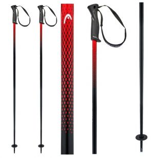 Палки горнолыжные Head FRONTSIDE black red - 125 см