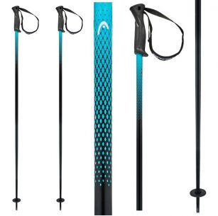Палки горнолыжные Head FRONTSIDE black speed blue - 135 см